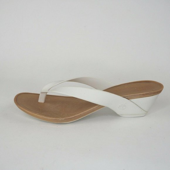 Timberland Flirtatious Thong Womens Sandal White - Picture 2 of 11